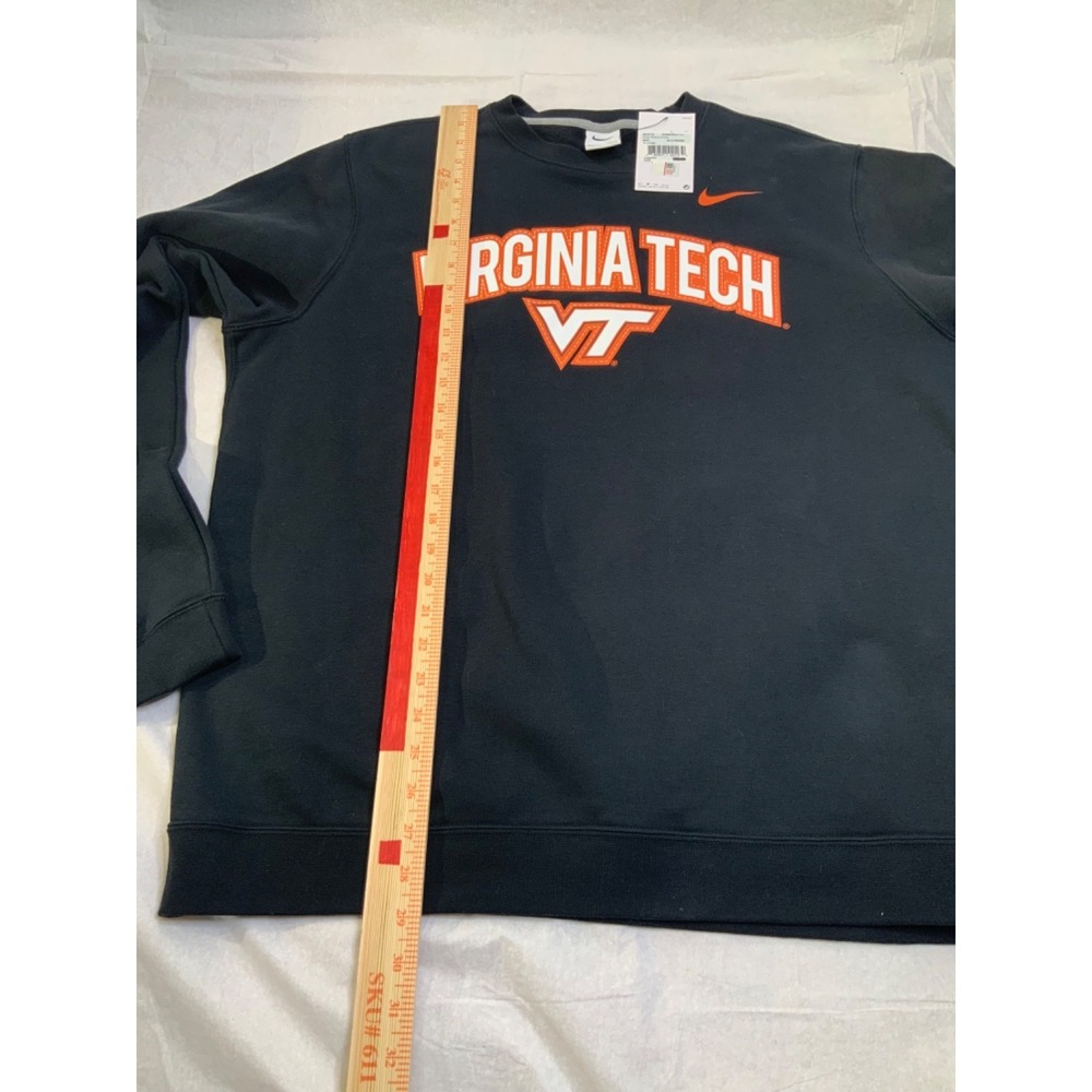 Nike Virginia Tech Hokies Football Camo/Black Sweatshirt Crew Neck Size XL - Picture 4 of 7